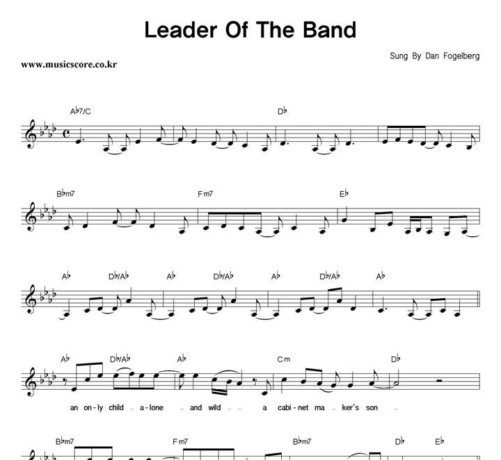 Dan Fogelberg Leader Of The Band �Ǻ�