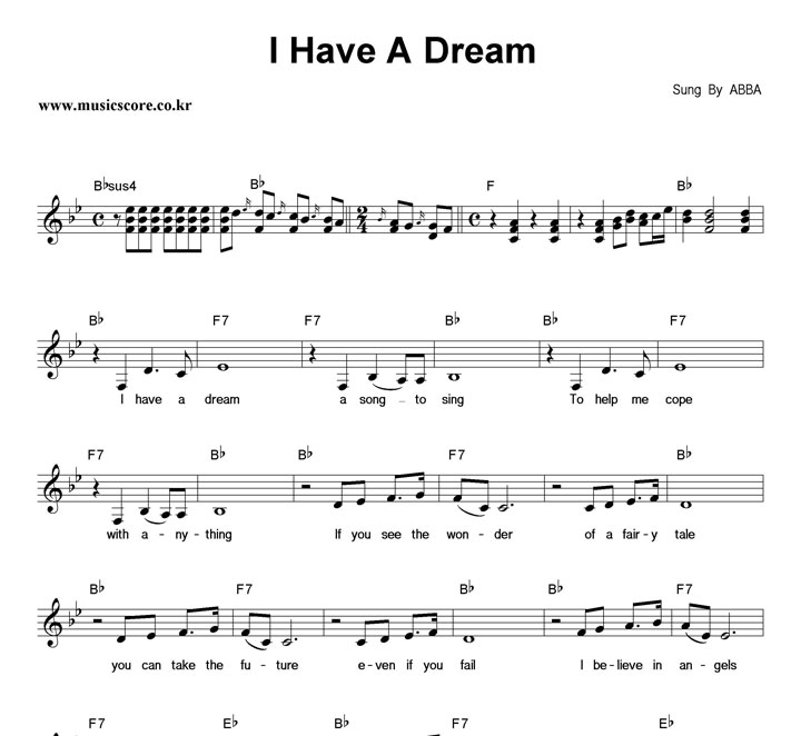 ABBA I Have A Dream Ǻ