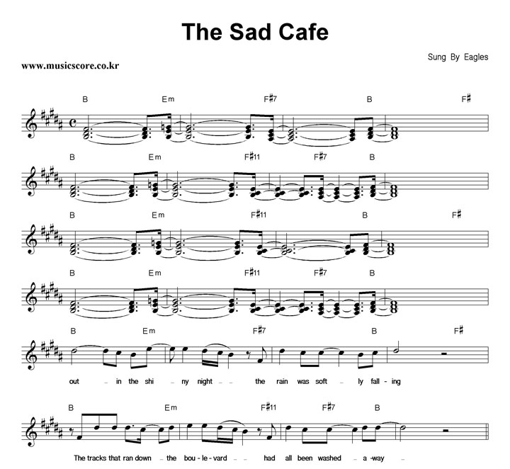 Eagles The Sad Cafe Ǻ