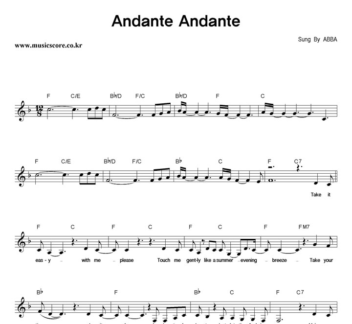 ABBA Andante Andante Ǻ