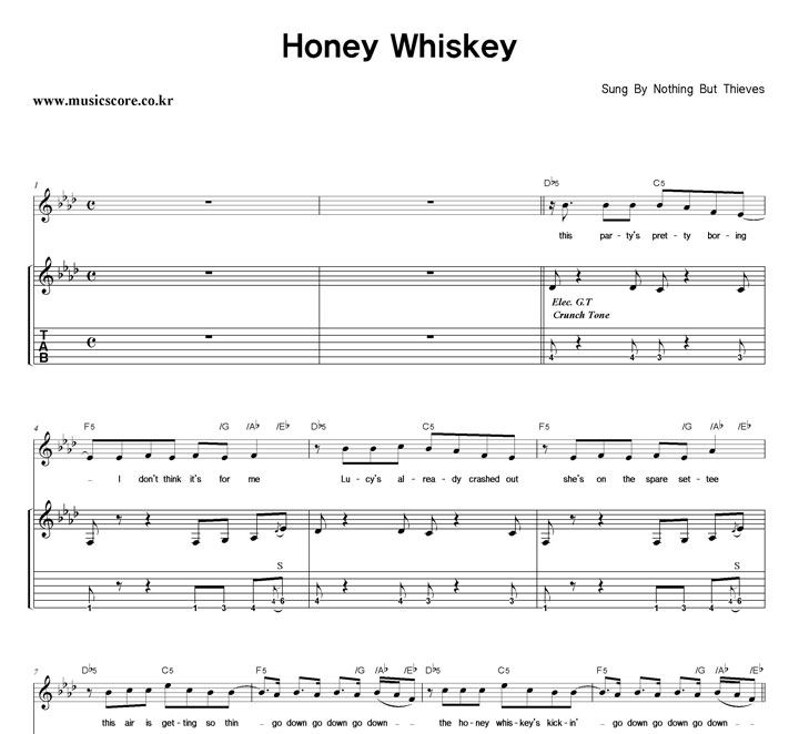 Nothing But Thieves Honey Whiskey  Ÿ Ÿ Ǻ