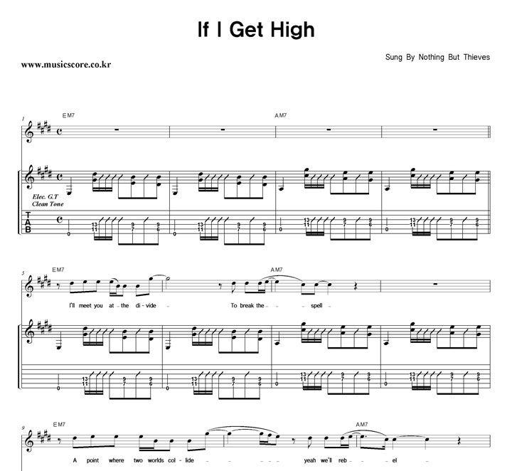 Nothing But Thieves If I Get High  Ÿ Ÿ Ǻ