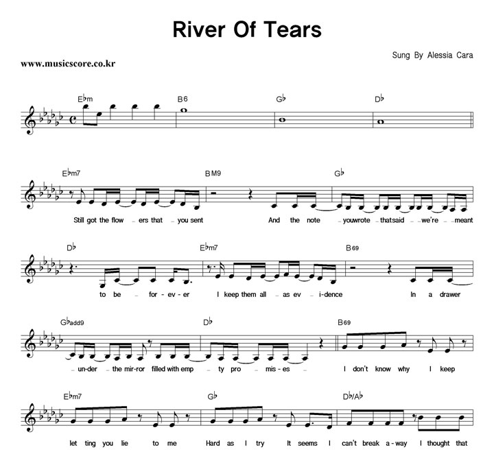 Alessia Cara River Of Tears Ǻ