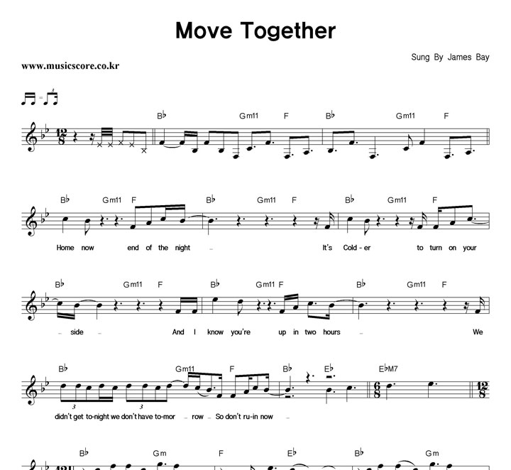 James Bay Move Together Ǻ