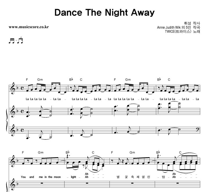 Ʈ̽ Dance The Night Away ǾƳ Ǻ