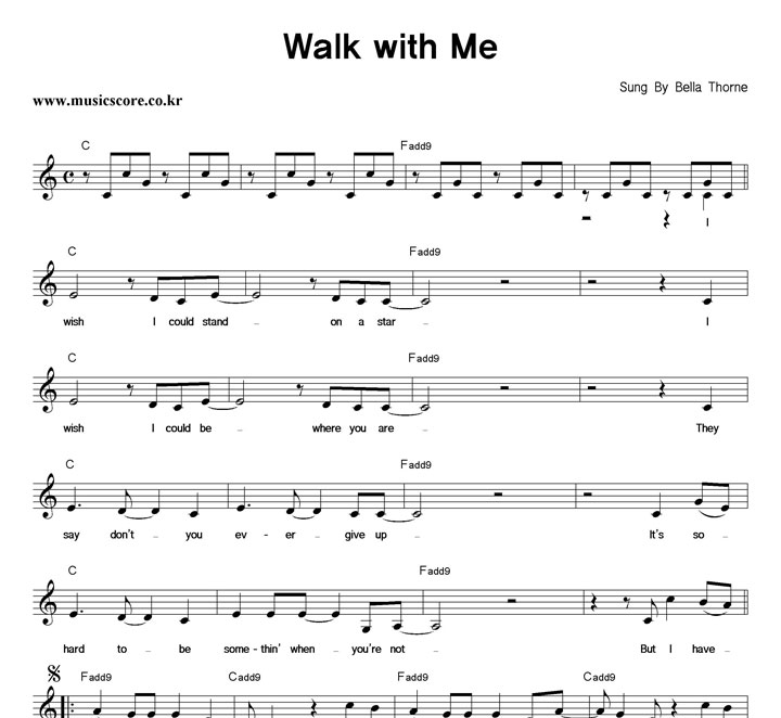 Bella Thorne Walk With Me Ǻ