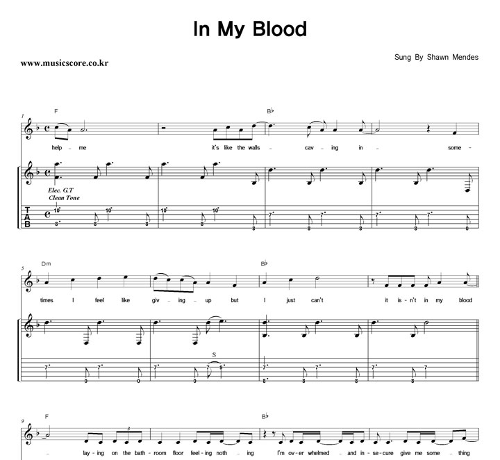 Shawn Mendes In My Blood  Ÿ Ÿ Ǻ