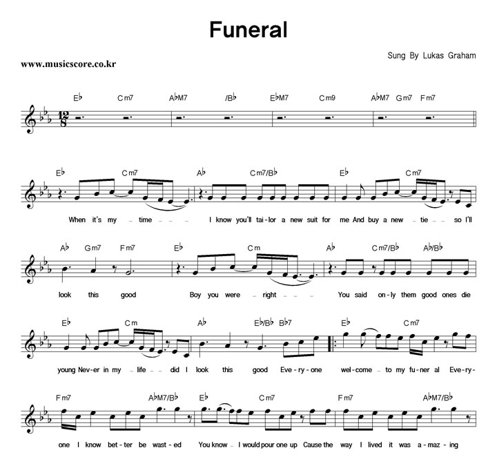Lukas Graham Funeral Ǻ