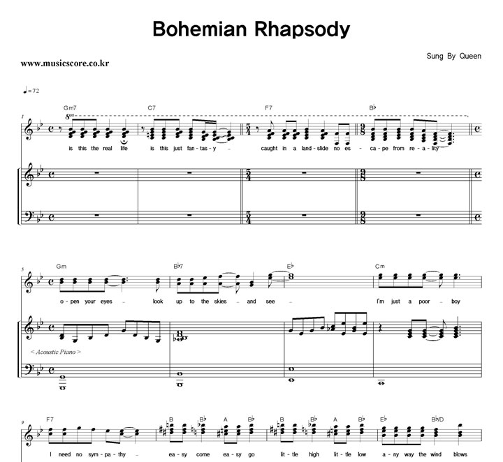 Queen Bohemian Rhapsody  Ű Ǻ