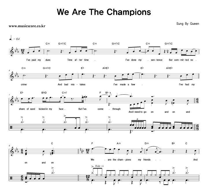 Queen We Are The Champions  巳 Ǻ