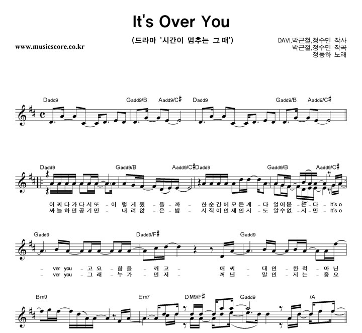  It's Over You Ǻ