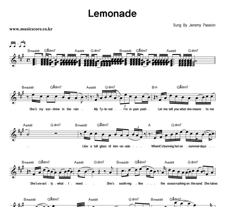 Jeremy Passion Lemonade Ǻ