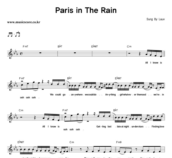 Lauv Paris In The Rain Ǻ