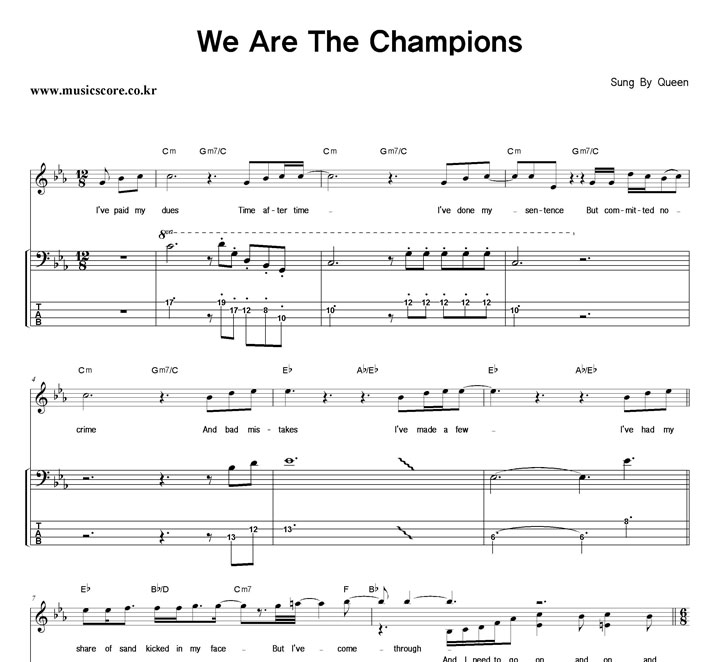 Queen We Are The Champions  ̽ Ÿ Ǻ