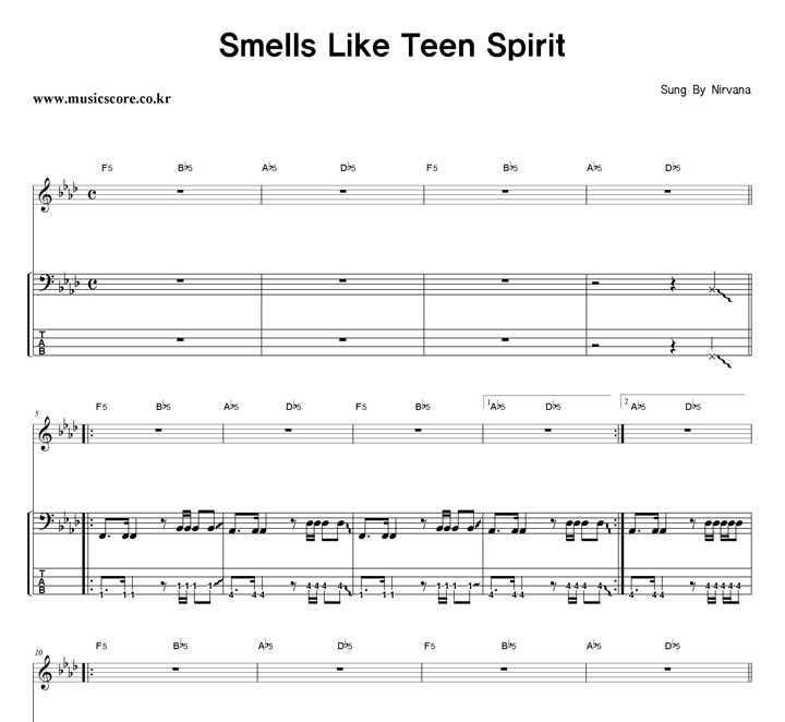 Nirvana Smells Like Teen Spirit  ̽ Ÿ Ǻ