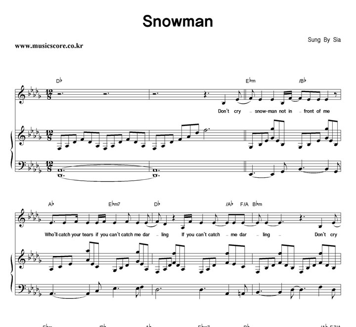Sia Snowman ǾƳ Ǻ