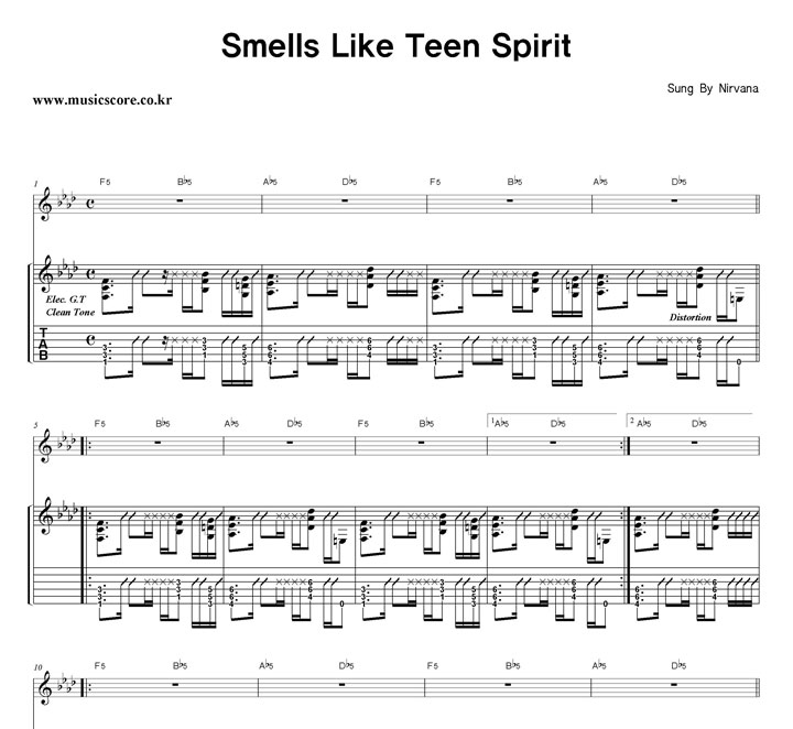 Nirvana Smells Like Teen Spirit  Ÿ Ÿ Ǻ