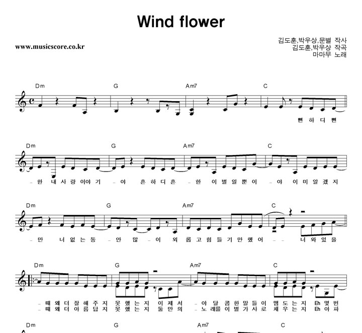  Wind Flower Ǻ