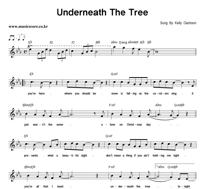 Kelly Clarkson Underneath The Tree Ǻ