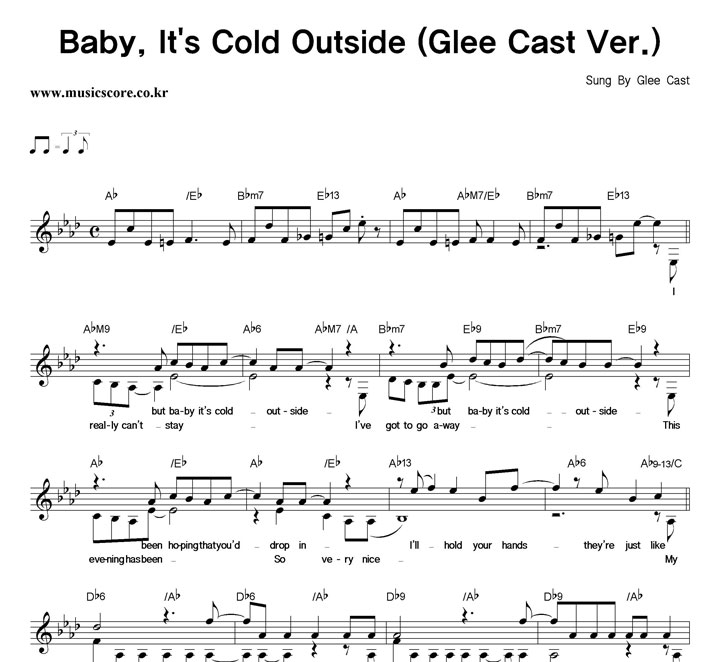 Glee Cast Baby, It's Cold Outside (Glee Cast Ver.) Ǻ