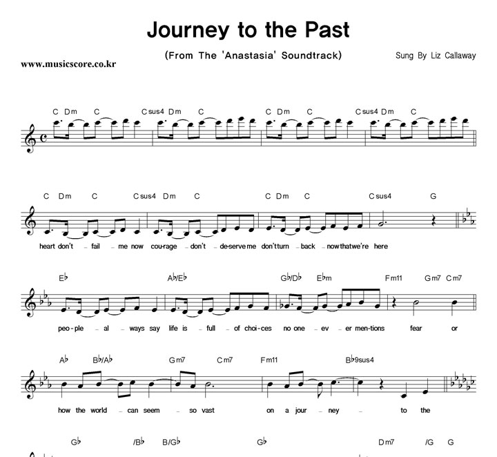 Liz Callaway Journey To The Past Ǻ