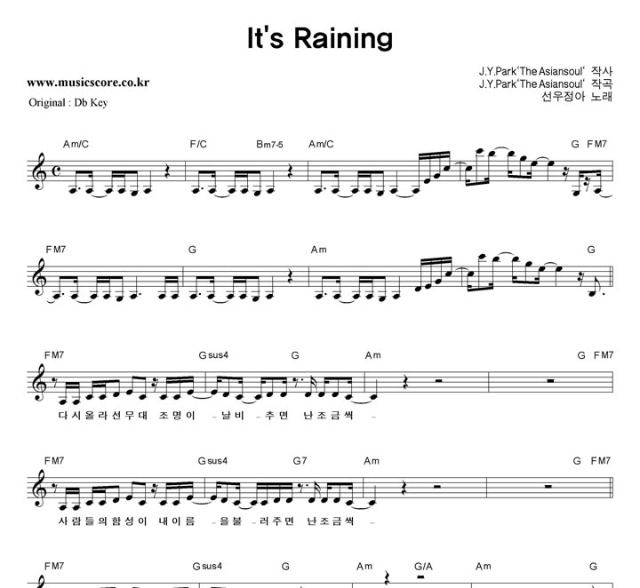  It's Raining  CŰ Ǻ