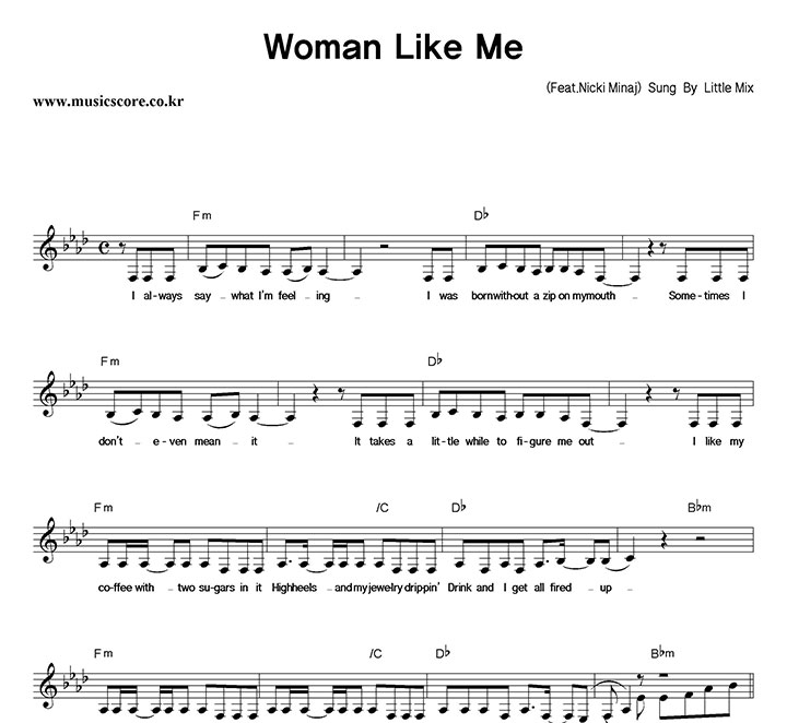 Little Mix Woman Like Me Ǻ