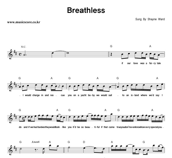 Shayne Ward Breathless Ǻ