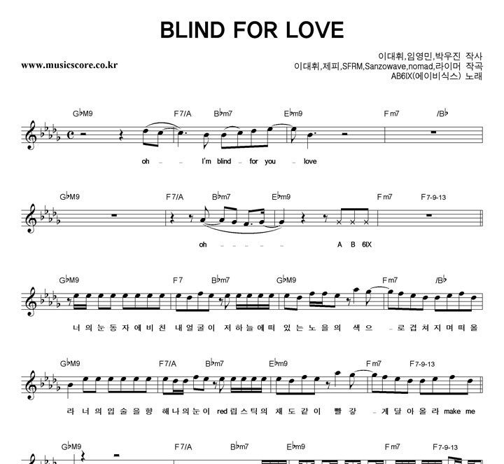 ̺Ľ BLIND FOR LOVE Ǻ