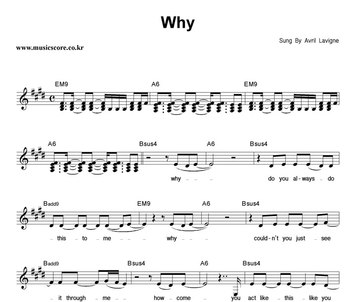 Avril Lavigne Why Ǻ