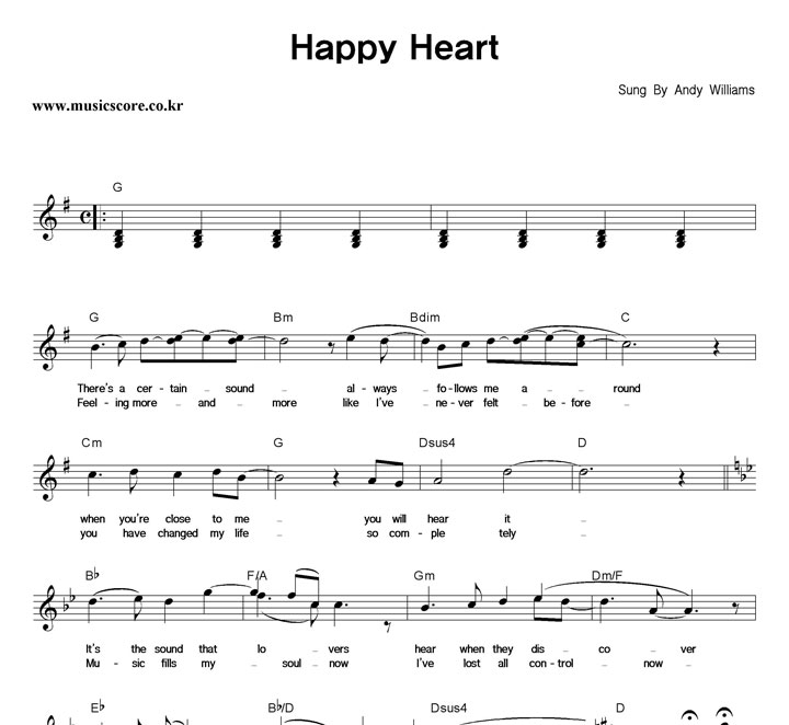 Andy Williams Happy Heart Ǻ