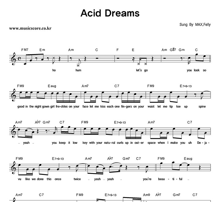 MAX,Felly Acid Dreams Ǻ