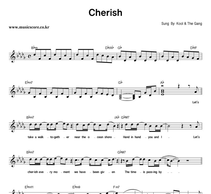 Kool & The Gang Cherish Ǻ