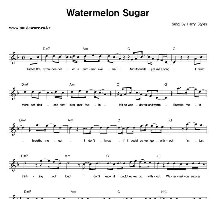 Harry Styles Watermelon Sugar Ǻ