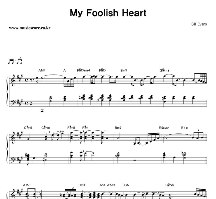 Bill Evans My Foolish Heart ǾƳ Ǻ