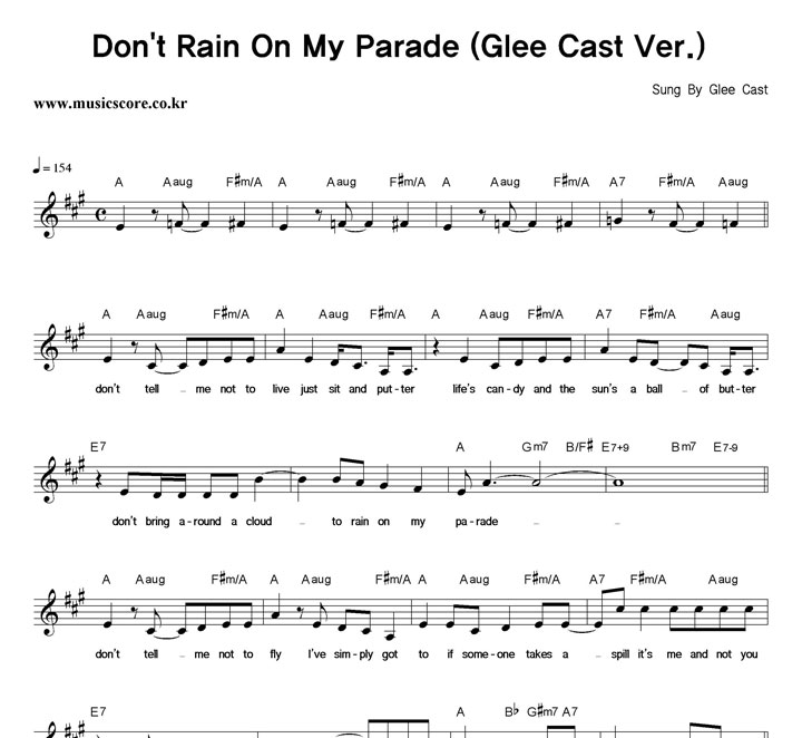 Glee Cast Don't Rain On My Parade (Glee Cast Ver.) Ǻ