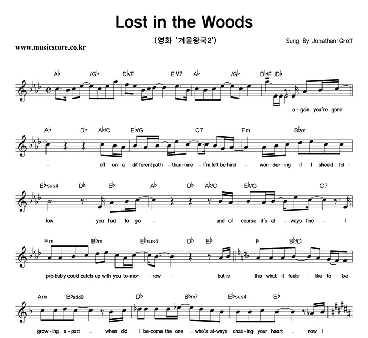 Jonathan Groff Lost In The Woods Ǻ