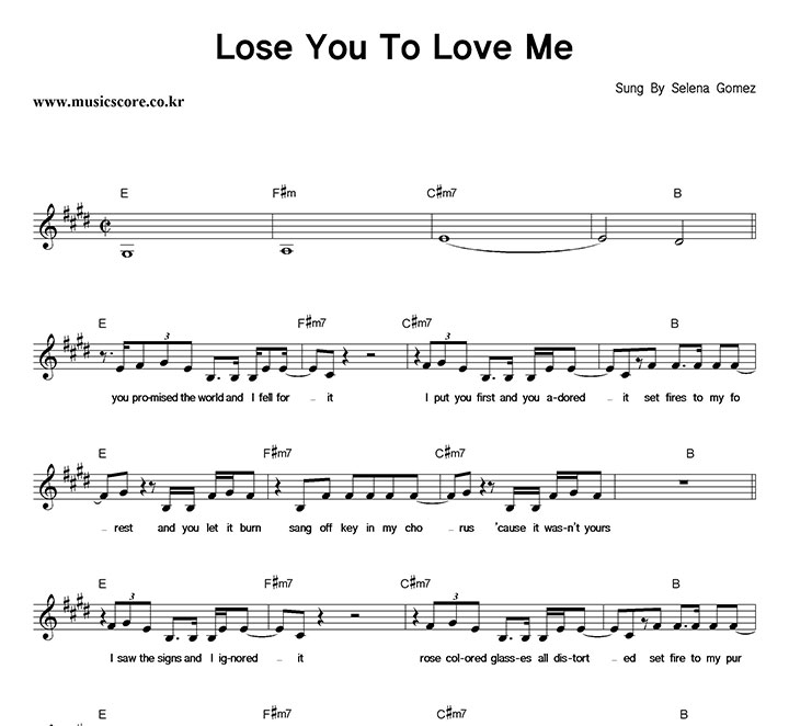 Selena Gomez Lose You To Love Me Ǻ