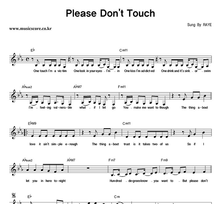 RAYE Please Don��t Touch �Ǻ�