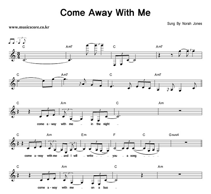 Norah Jones Come Away With Me Ǻ