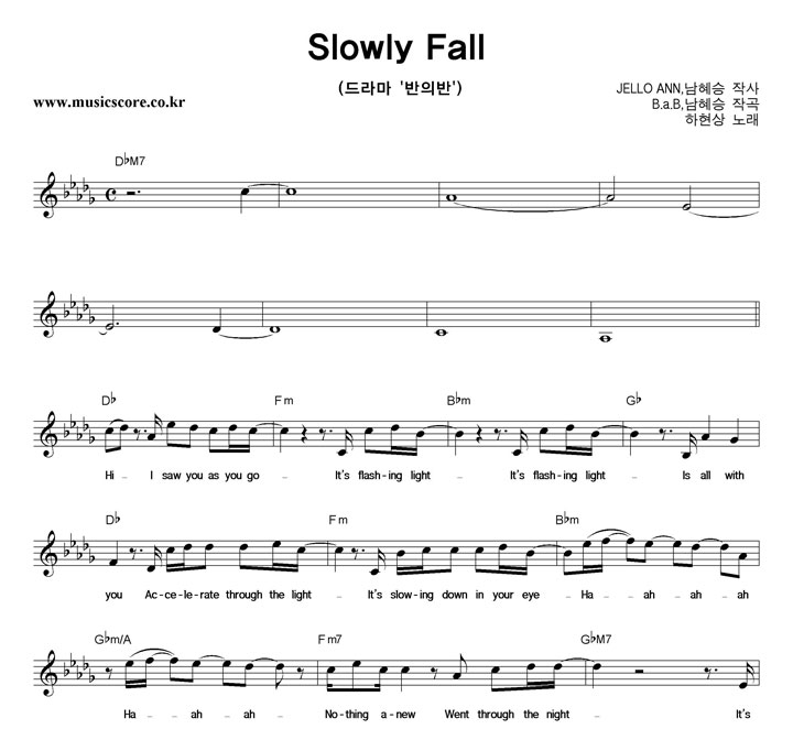  Slowly Fall Ǻ