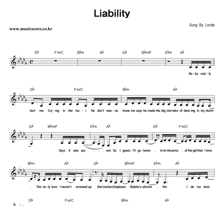 Lorde Liability Ǻ