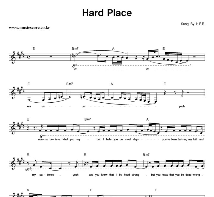 H.E.R. Hard Place Ǻ