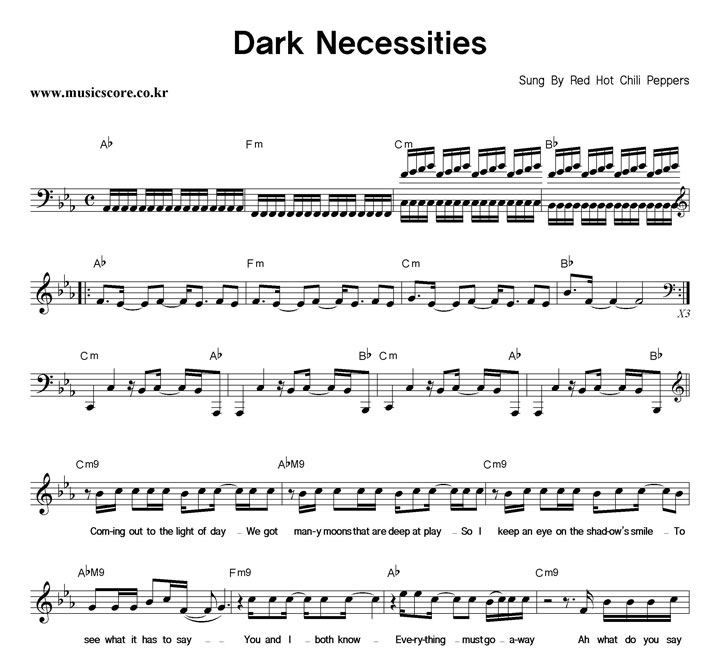 Red Hot ChiliPeppers Dark Necessities Ǻ