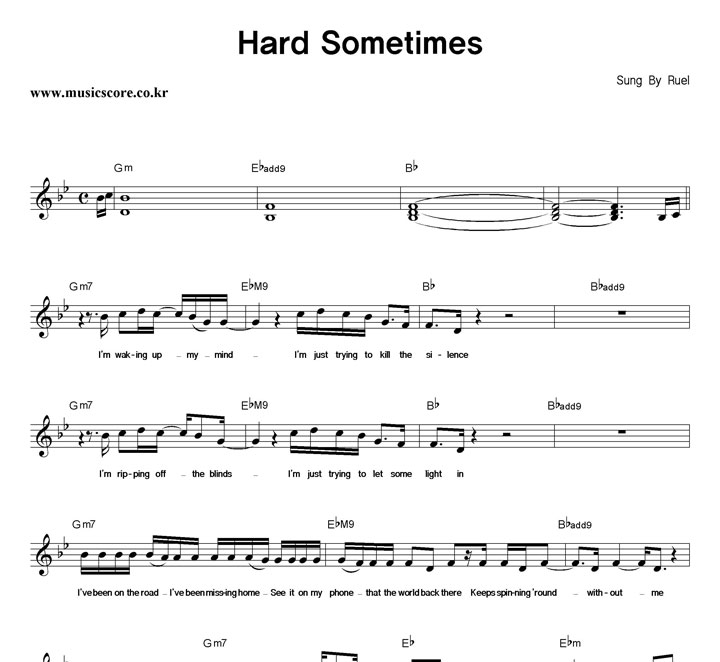 Ruel Hard Sometimes Ǻ