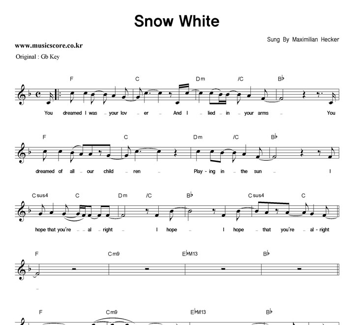 Maximilian Hecker Snow White  FŰ Ǻ