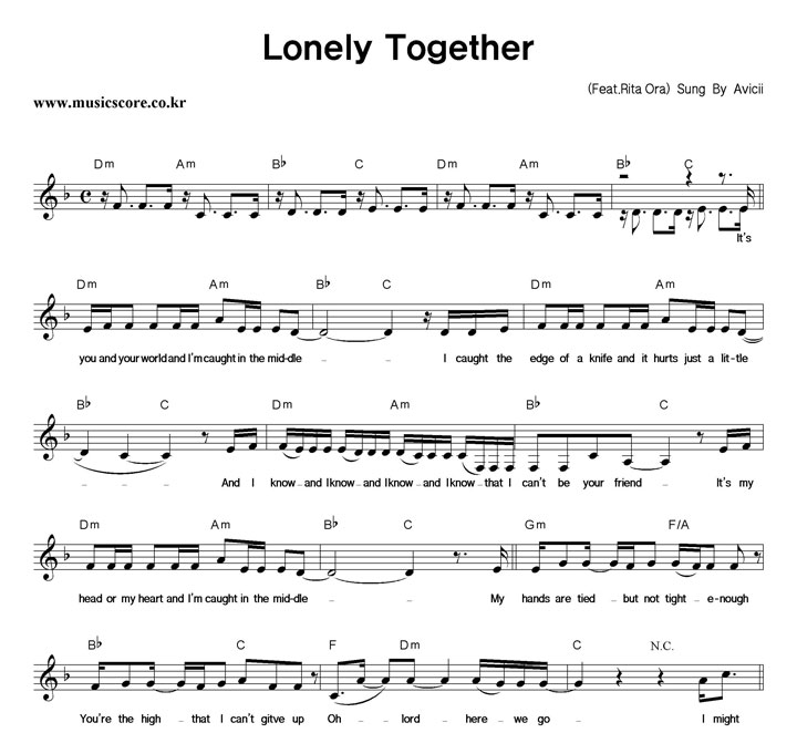 Avicii Lonely Together Ǻ