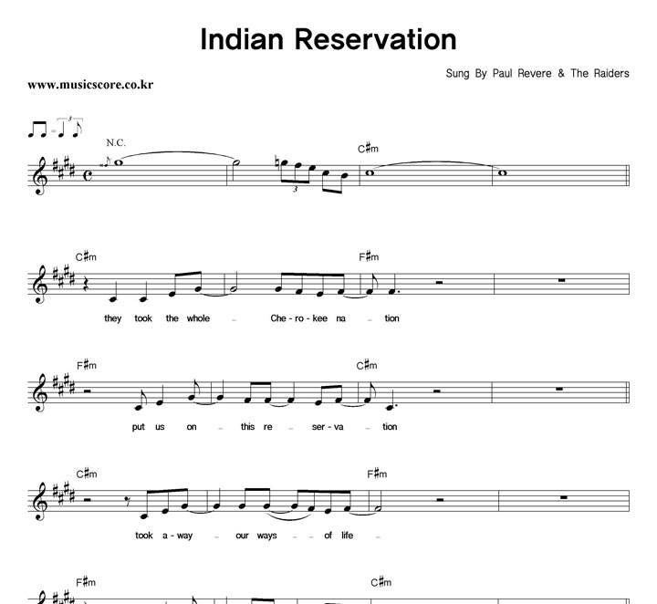 Paul Revere & The Raiders Indian Reservation Ǻ