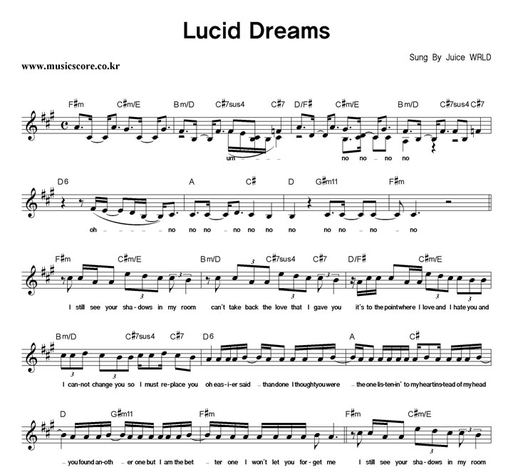 Juice WRLD Lucid Dreams Ǻ