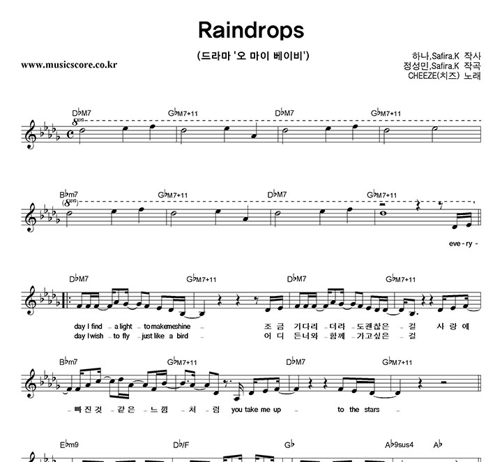CHEEZE Raindrops Ǻ